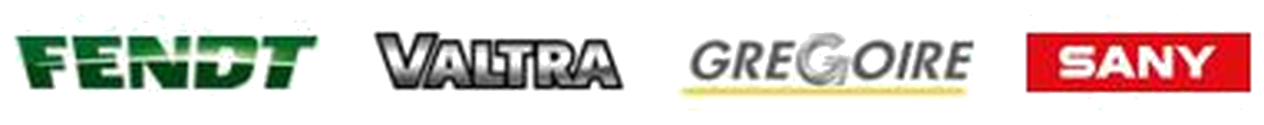 Fendt, Valtra, Gregoire y Sany